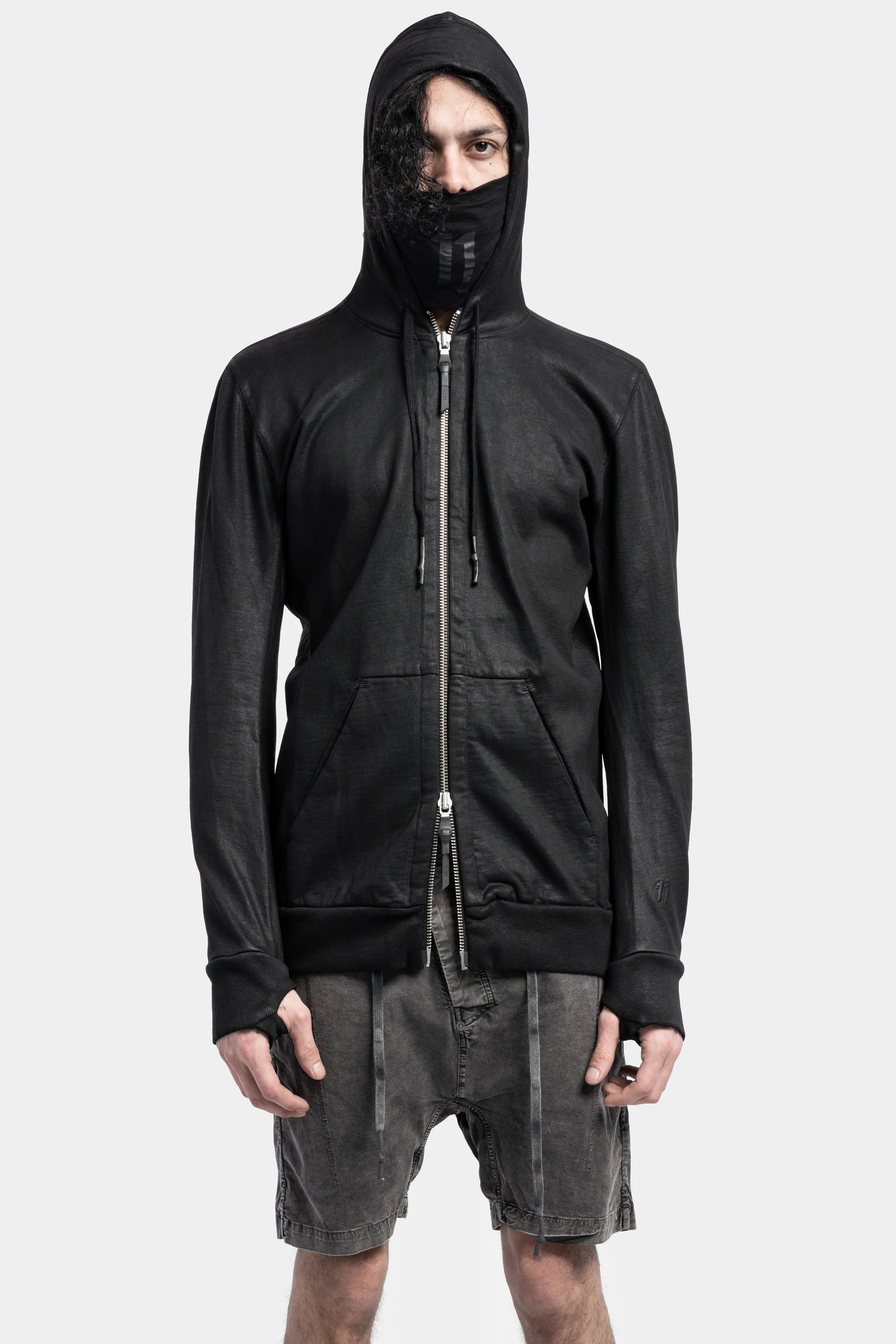 Z2B - Hooded zip up sweater, Coated