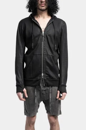 Z2B - Hooded zip up sweater, Coated