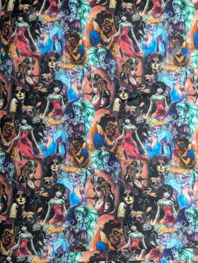 Zombies 2 Cotton Woven Fabric - READY TO SHIP